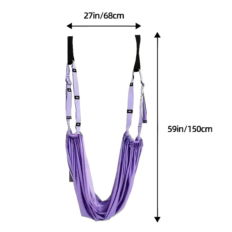 Aerial Yoga Strap Set For Door Hanging And Pilates Training