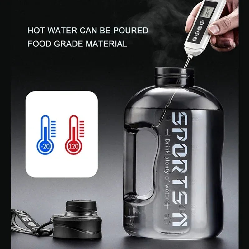 Portable Large Capacity Water Bottle For Sports Gym Camping