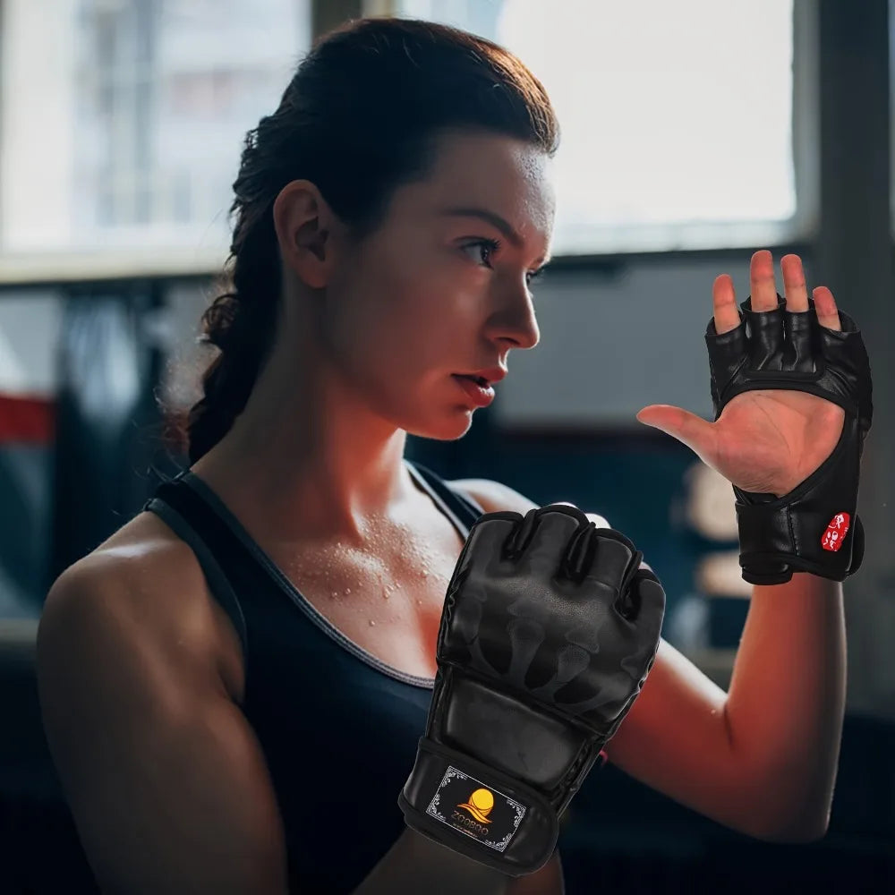 MMA Half Finger Training Gloves For Unisex Combat Sports