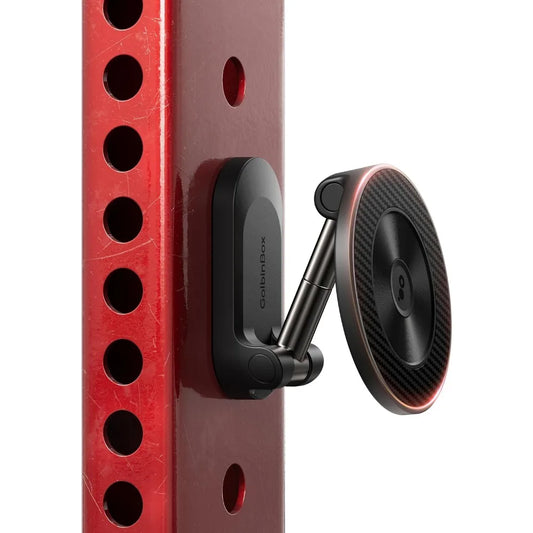 Magnetic Gym Phone Holder Dual Magnet Mount 360 Degree Adjustable