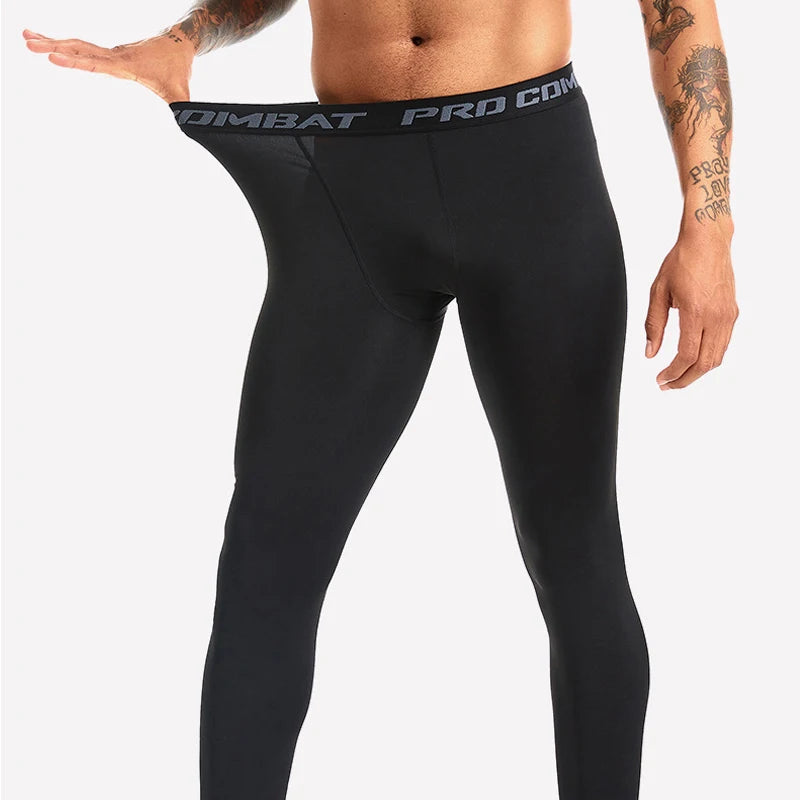 Men's Compression Pants For Running And Training Performance