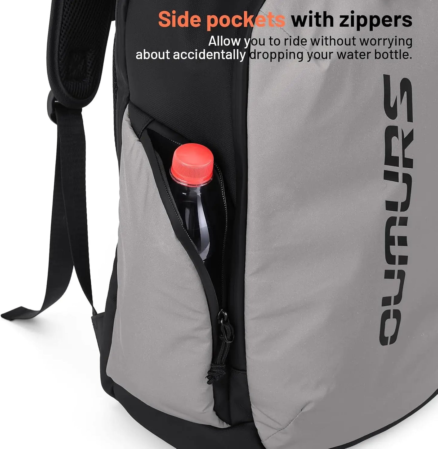 1800D Water Resistant Laptop Backpack for Travel and Motorcycle
