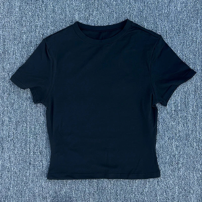 SDFHSFH Women's Quick Dry Tight Fitting Sports T Shirt
