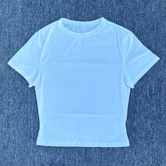SDFHSFH Women's Quick Dry Tight Fitting Sports T Shirt