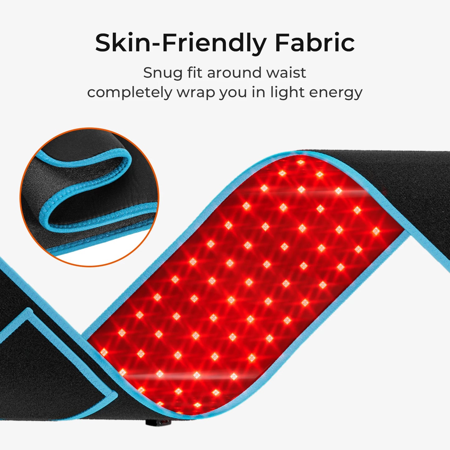 XceeFit Red Light Therapy Belt LED For Pain Relief And Muscle Recovery