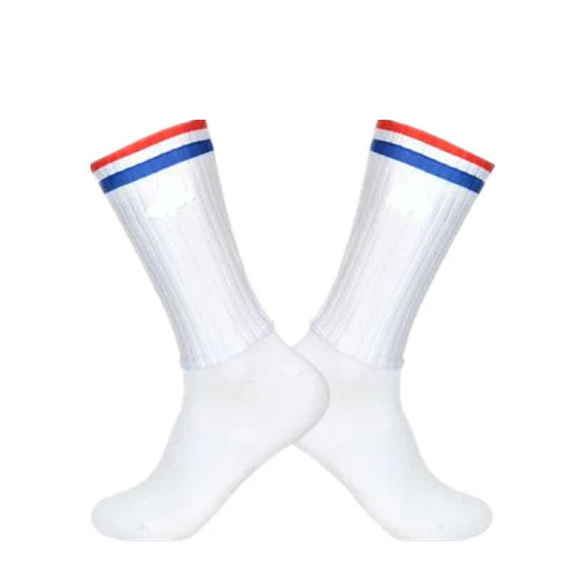 Aero Anti Slip Silicone Summer Cycling Socks For Men