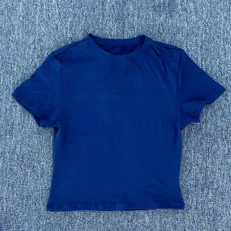 SDFHSFH Women's Quick Dry Tight Fitting Sports T Shirt