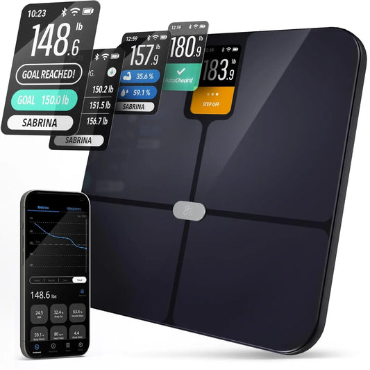 Smart Scale for Weight Loss with WiFi and Bluetooth Sync