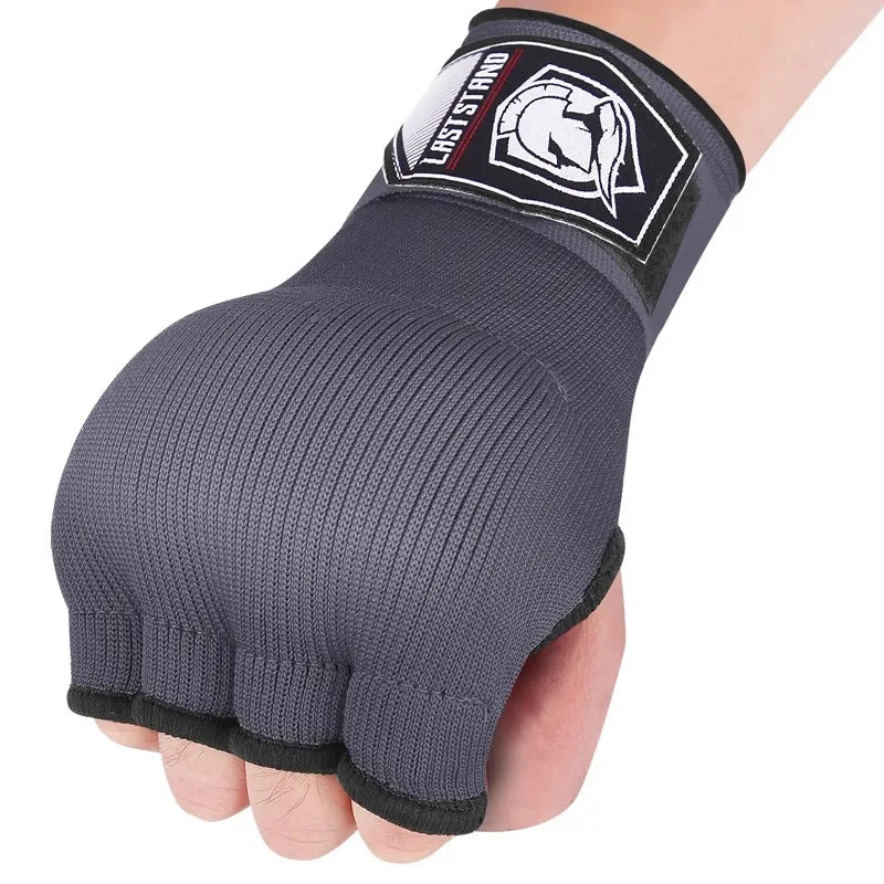 Gel Boxing Hand Wrap Gloves With Long Wrist Strap For MMA Training