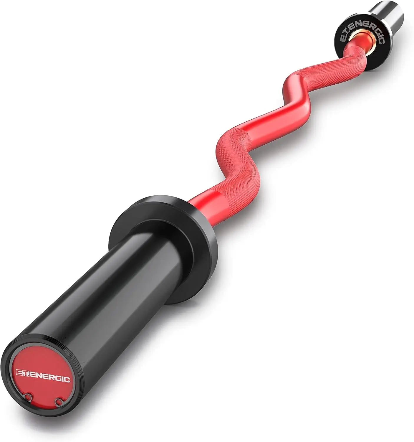EZ Curl Barbell 500 Lb Capacity Steel For Home Gym