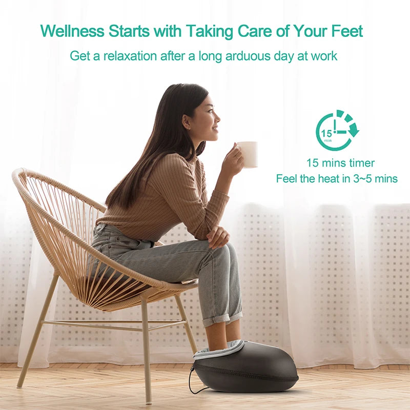Medcursor Shiatsu Foot Massager With Heat For Relaxation And Relief