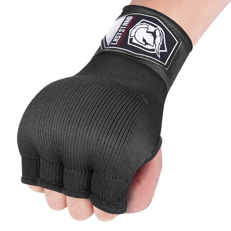 Gel Boxing Hand Wrap Gloves With Long Wrist Strap For MMA Training