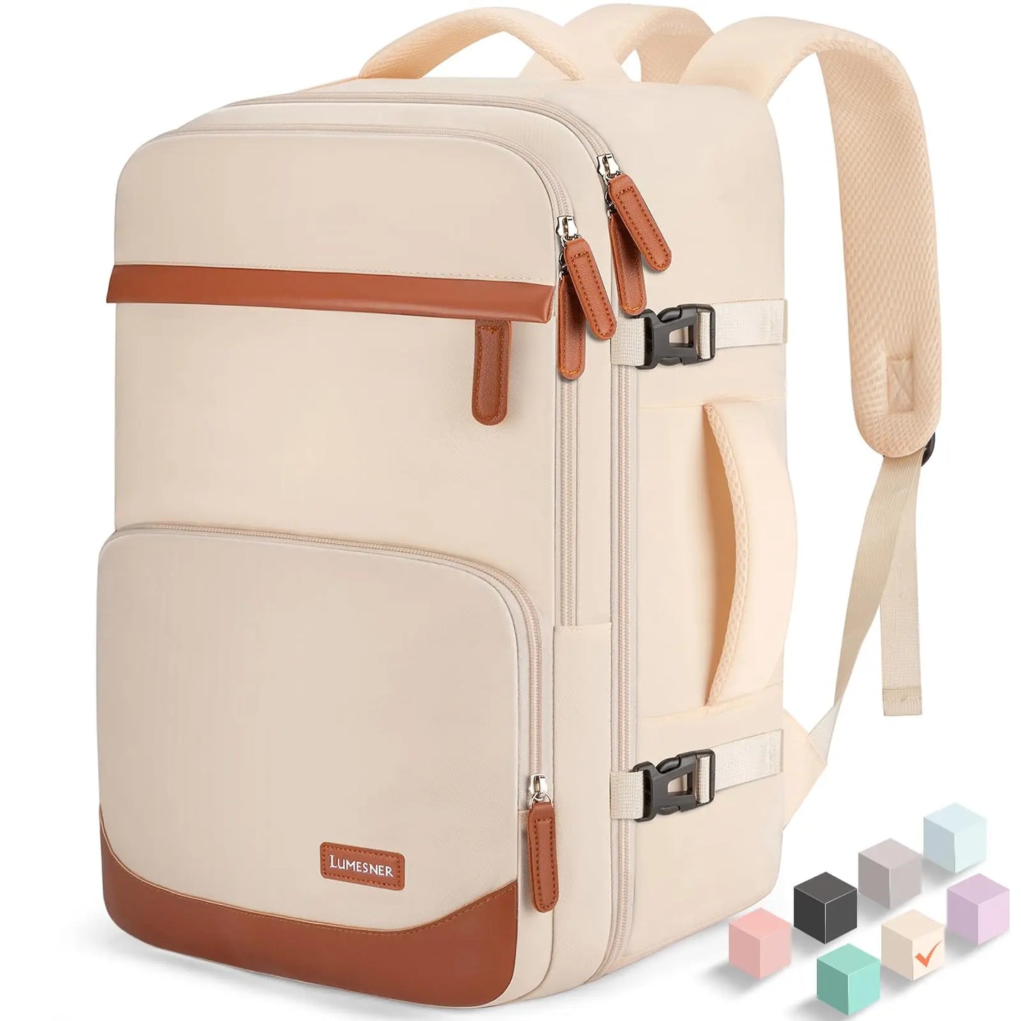 Water Resistant 50L Carry On Laptop Backpack For Travel And Work
