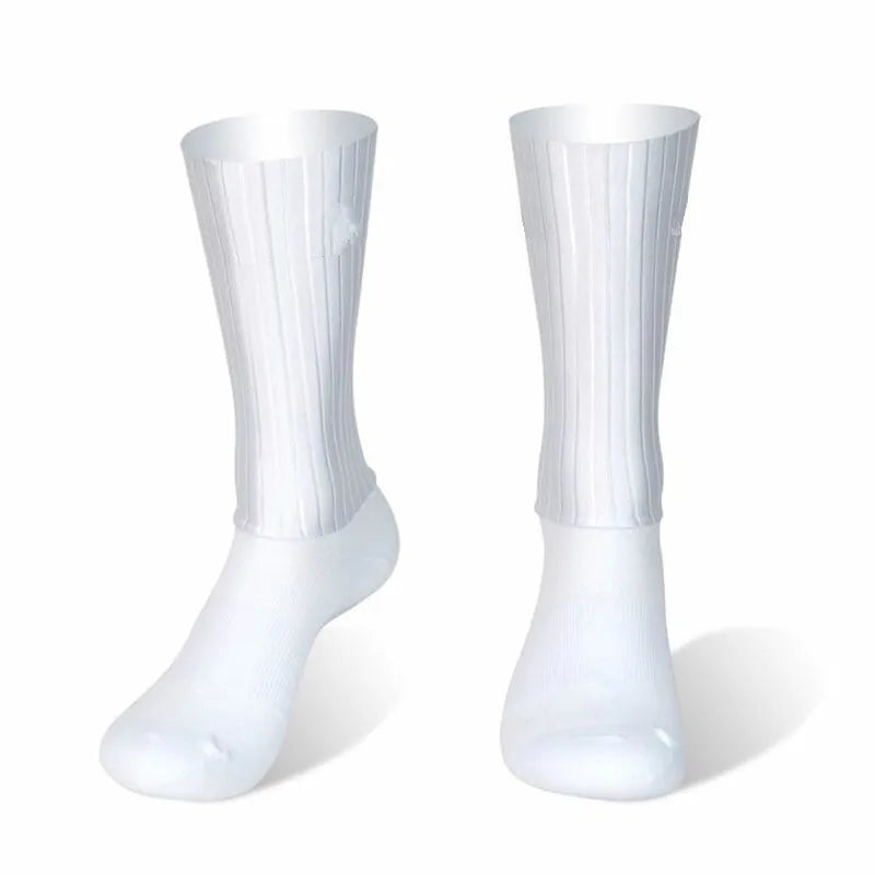 Aero Anti Slip Silicone Summer Cycling Socks For Men