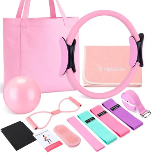 Yoga Accessories Set With Mat And Magic Circle For Workouts