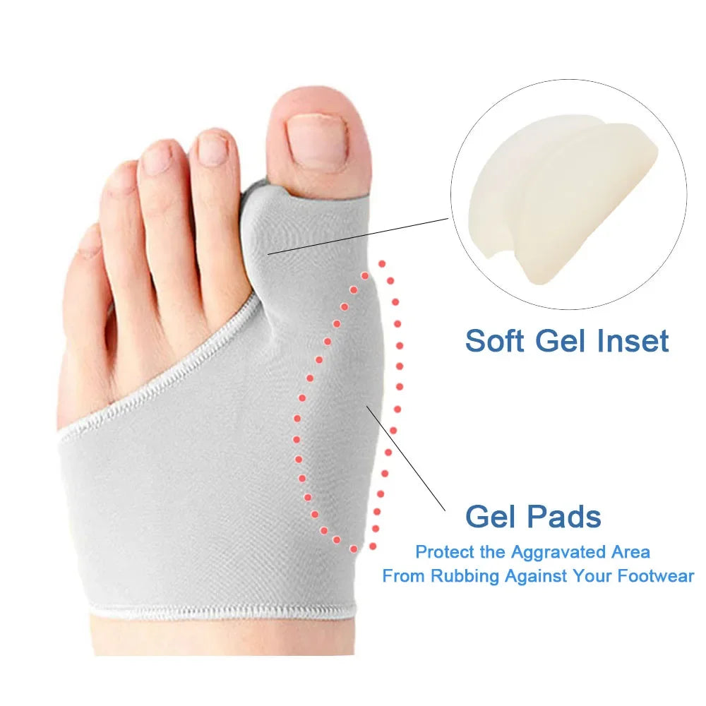 MOOYOU Toe Separator Hallux Valgus Bunion Corrector Orthotics
