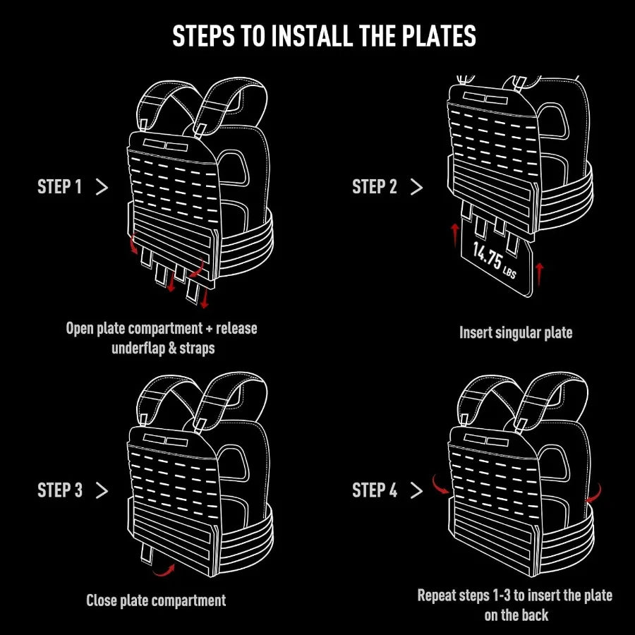 LISM Weighted Vest For Men Women Adjustable Strength Training