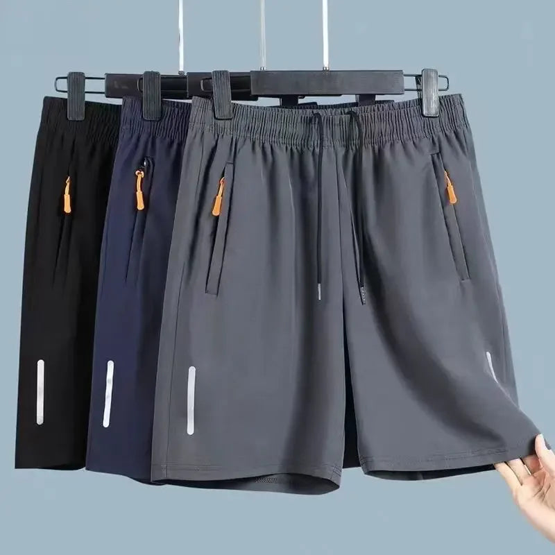 Summer Men Running Shorts Quick Dry Breathable Gym Shorts
