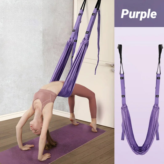Adjustable Aerial Yoga Strap For Women Stretching And Leg Splits