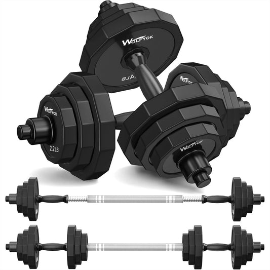 Adjustable Dumbbell Set 6.8 To 44 Pounds For Home Gym Strength Training