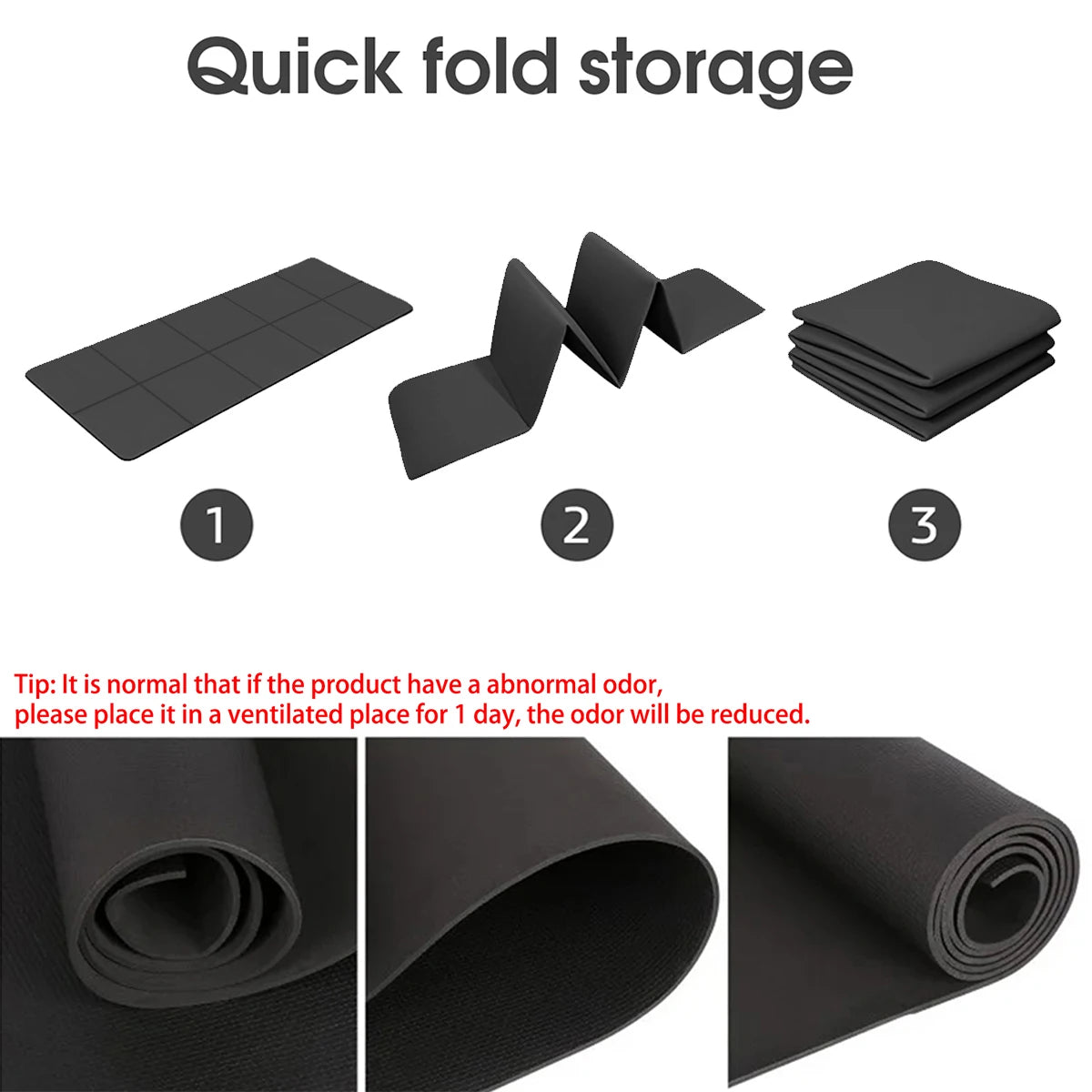Eco Friendly Folding Yoga Mat EVA Portable for Travel