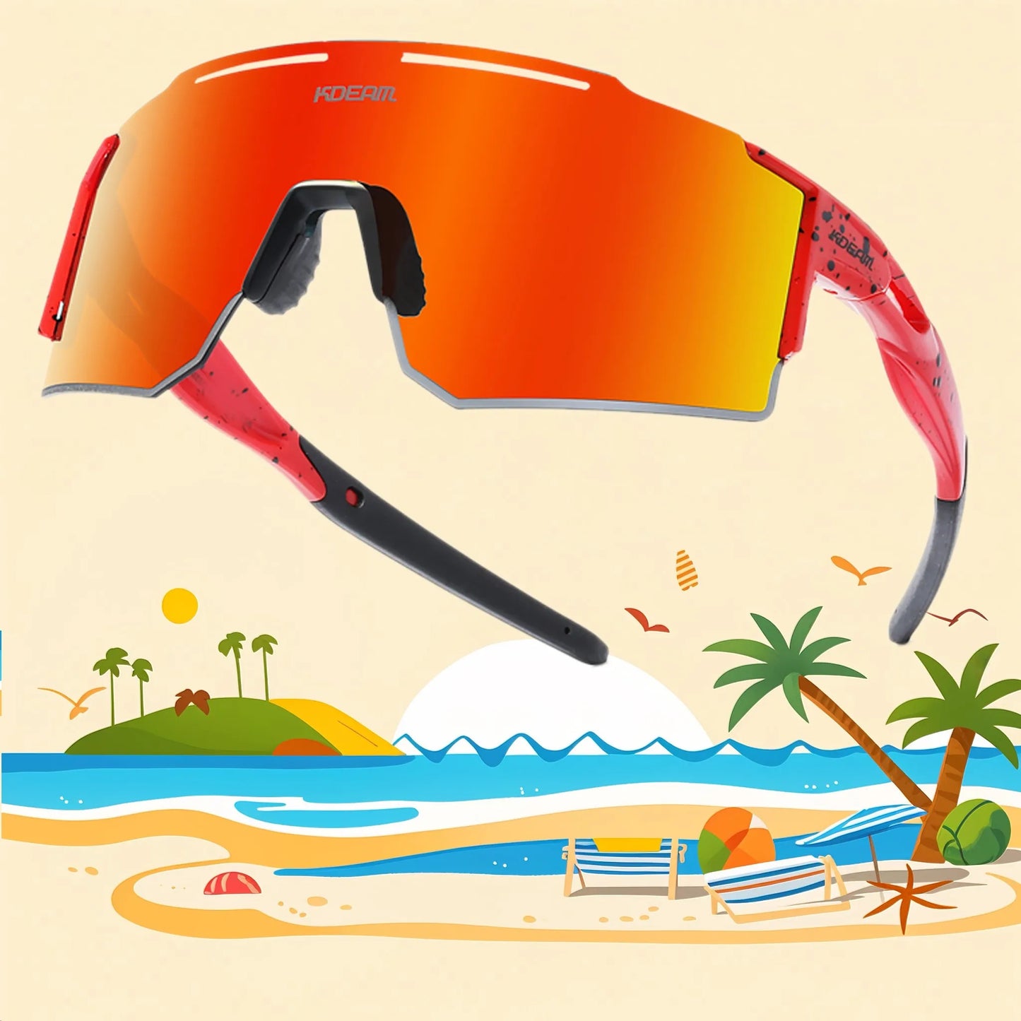 Unisex Polarized Sunglasses for Cycling, Running and Youth