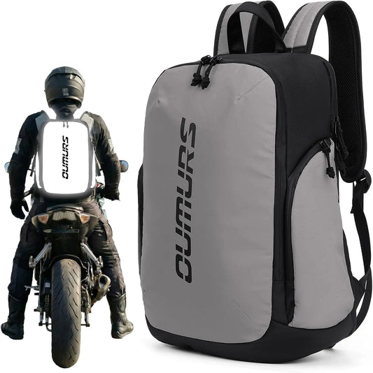 1800D Water Resistant Laptop Backpack for Travel and Motorcycle