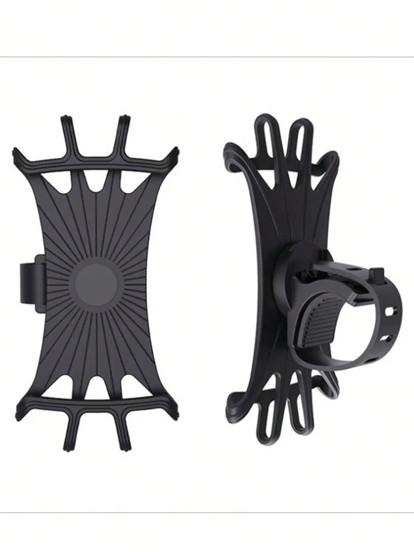 360 Rotatable Silicone Phone Holder For Bicycle, E-Bike And Motorcycle