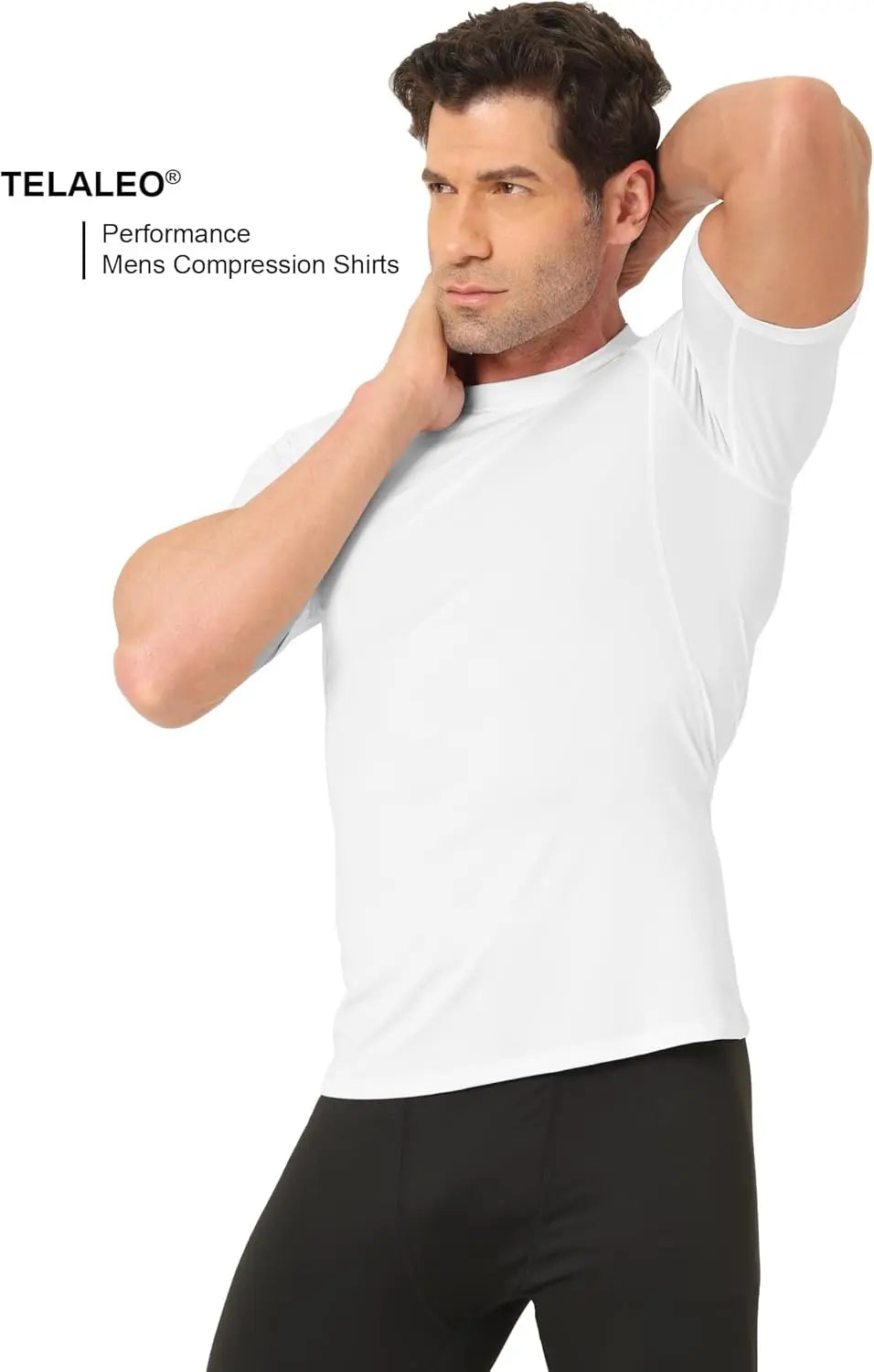 Men's Compression Shirt Short Sleeve Baselayer Athletic Top