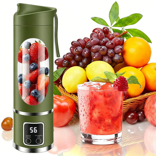 Portable Juicer Blender Cup USB Rechargeable With Stainless Steel Blades