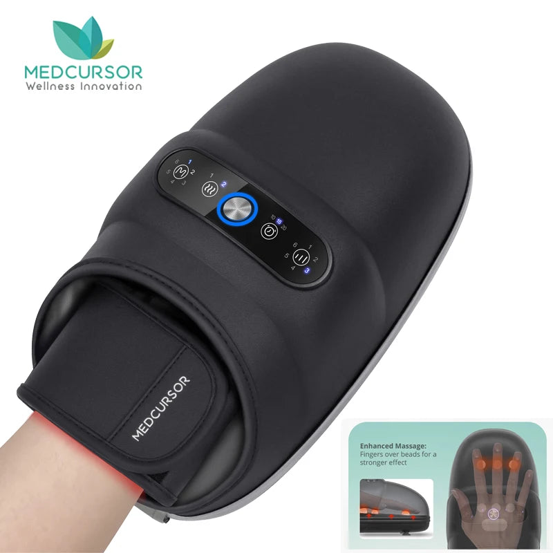 Medcursor Wireless Hand Massager With Air Compression And Palm Acupoint