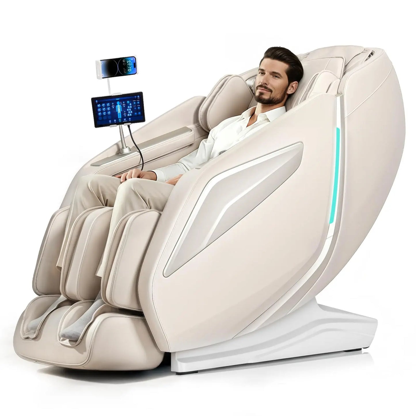 4D Massage Chair Full Body Zero Gravity Recliner App Control