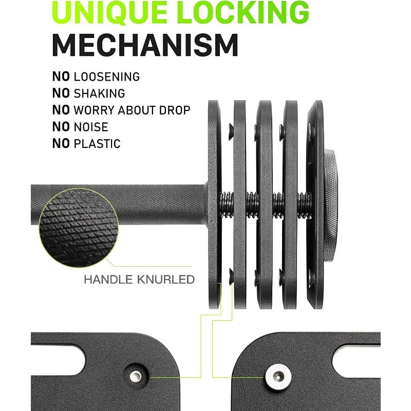 Eisenlink Adjustable Dumbbell Set For Home Gym Training
