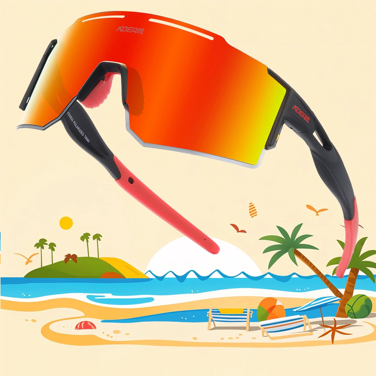 Unisex Polarized Sunglasses for Cycling, Running and Youth