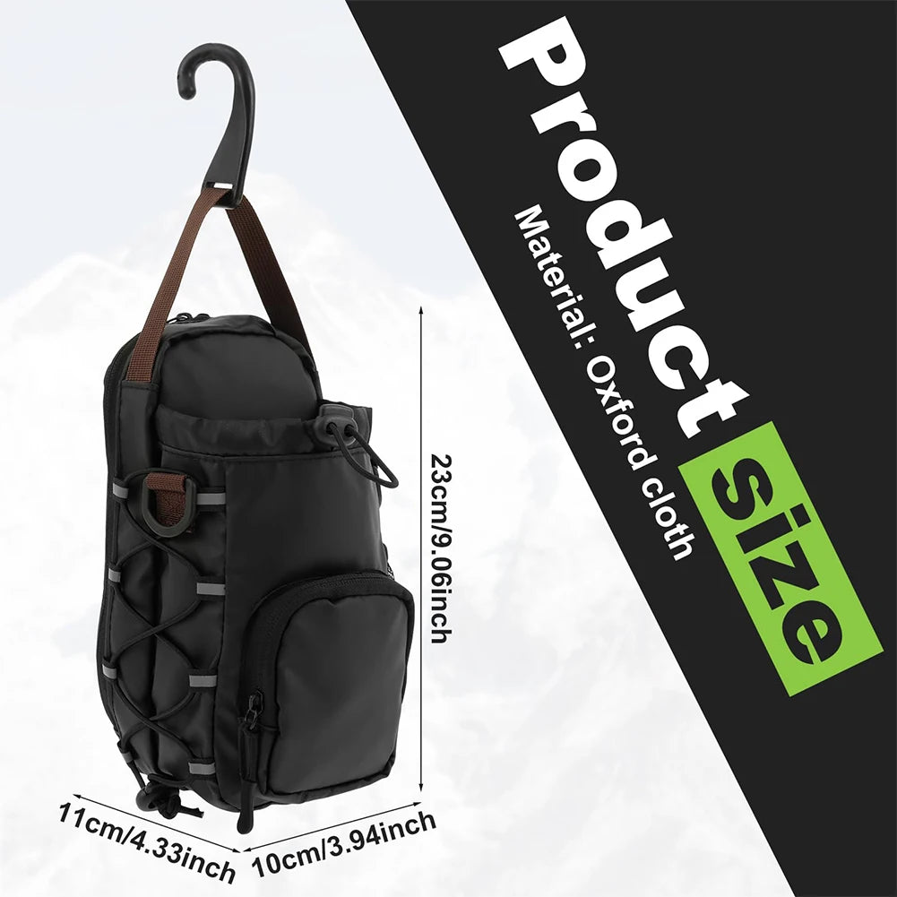 Magnetic Gym Chest Pouch With Water Bottle Holder For Travel