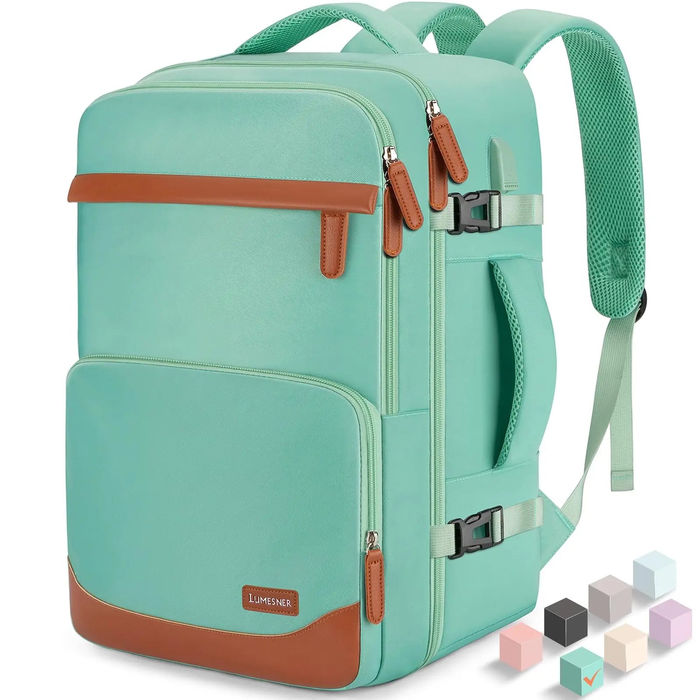 Water Resistant 50L Carry On Laptop Backpack For Travel And Work