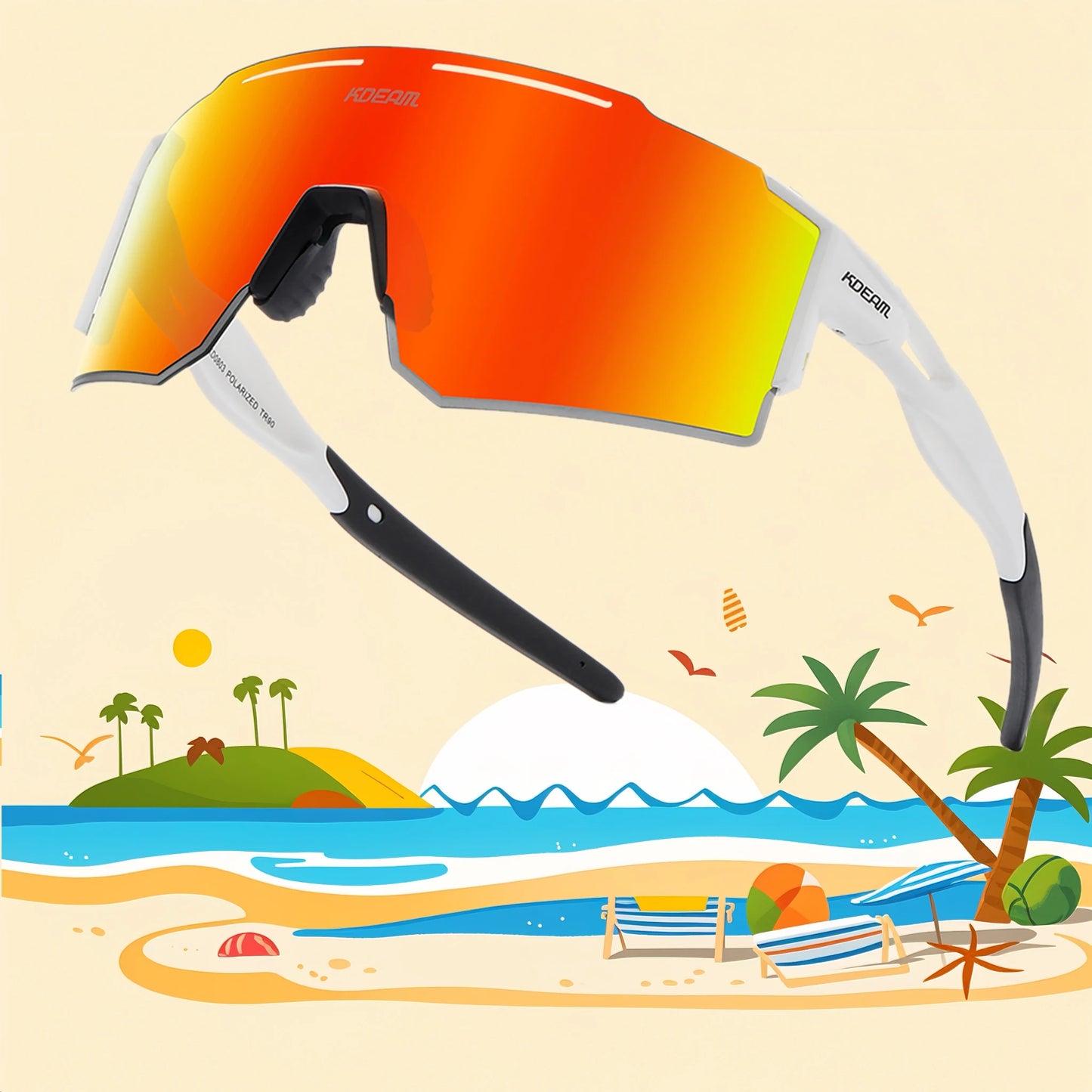 Unisex Polarized Sunglasses for Cycling, Running and Youth