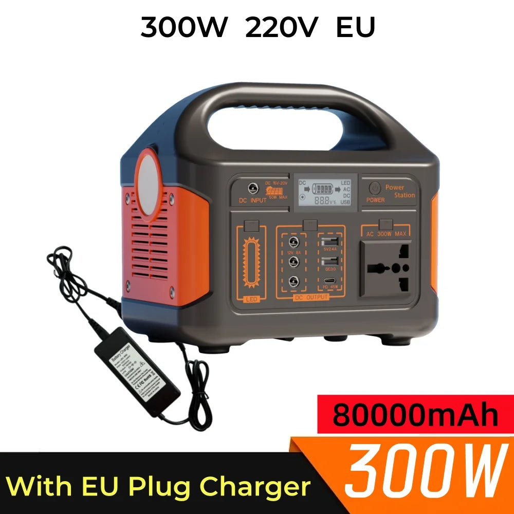 Jsdsolar Portable Solar Power Station Generator 110V 220V LED