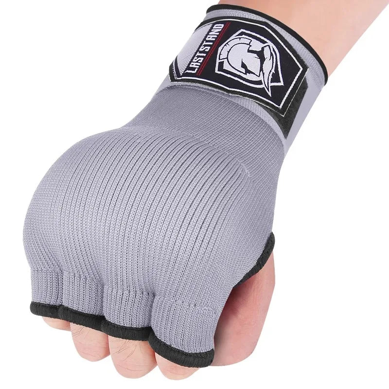 Gel Boxing Hand Wrap Gloves With Long Wrist Strap For MMA Training