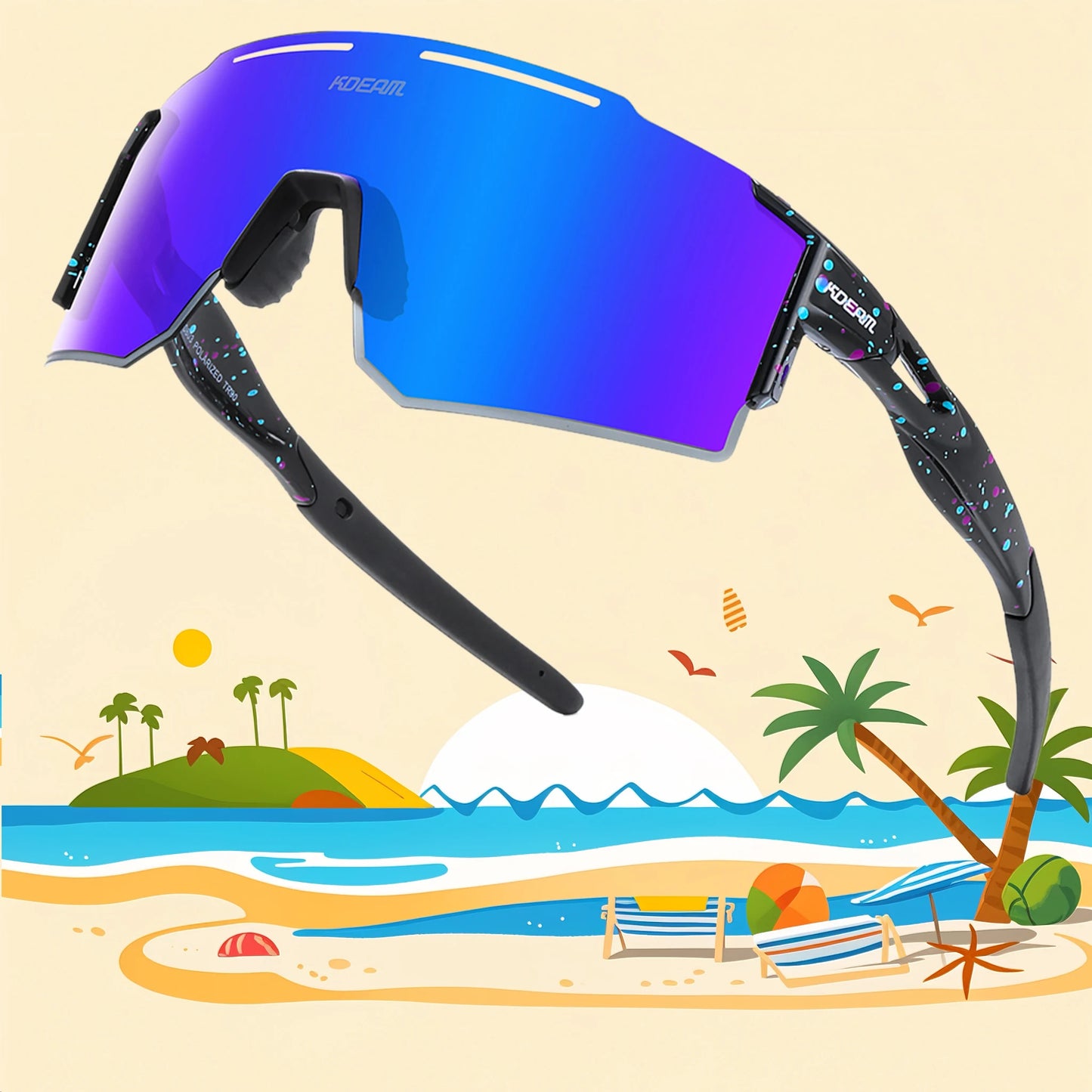 Unisex Polarized Sunglasses for Cycling, Running and Youth