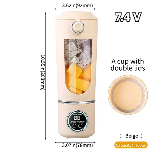 CREAROMA Portable Juice Maker Blender 2 In 1 Personal Shaker