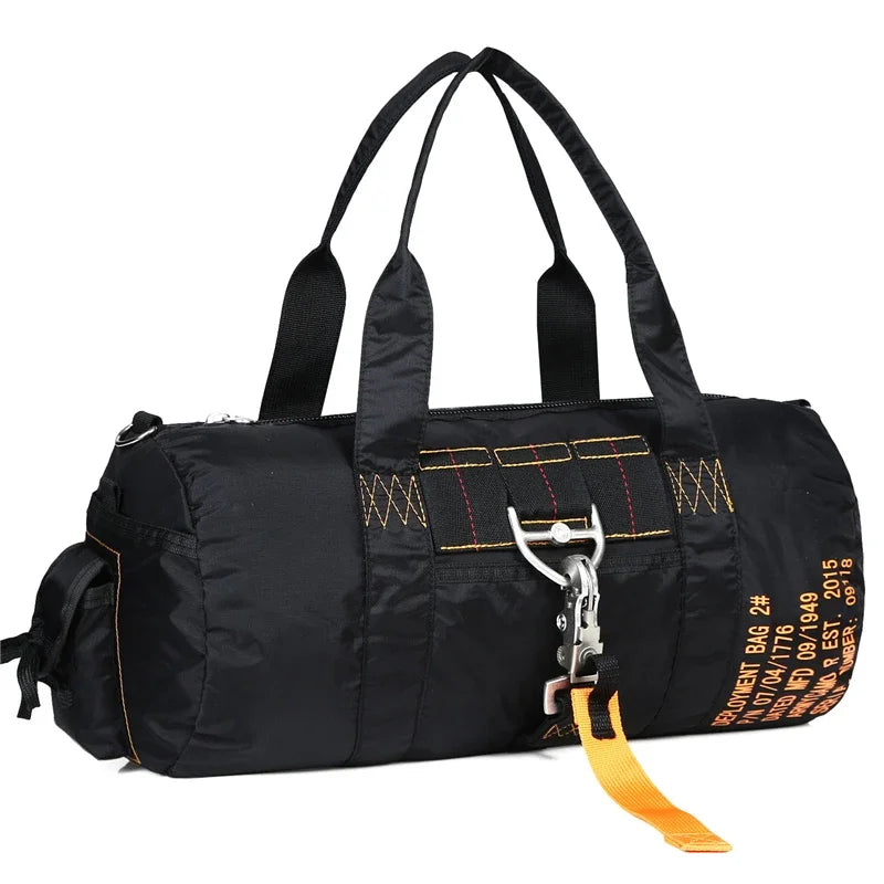 LQARMY Travel Gym Bag Waterproof Duffle for Fitness