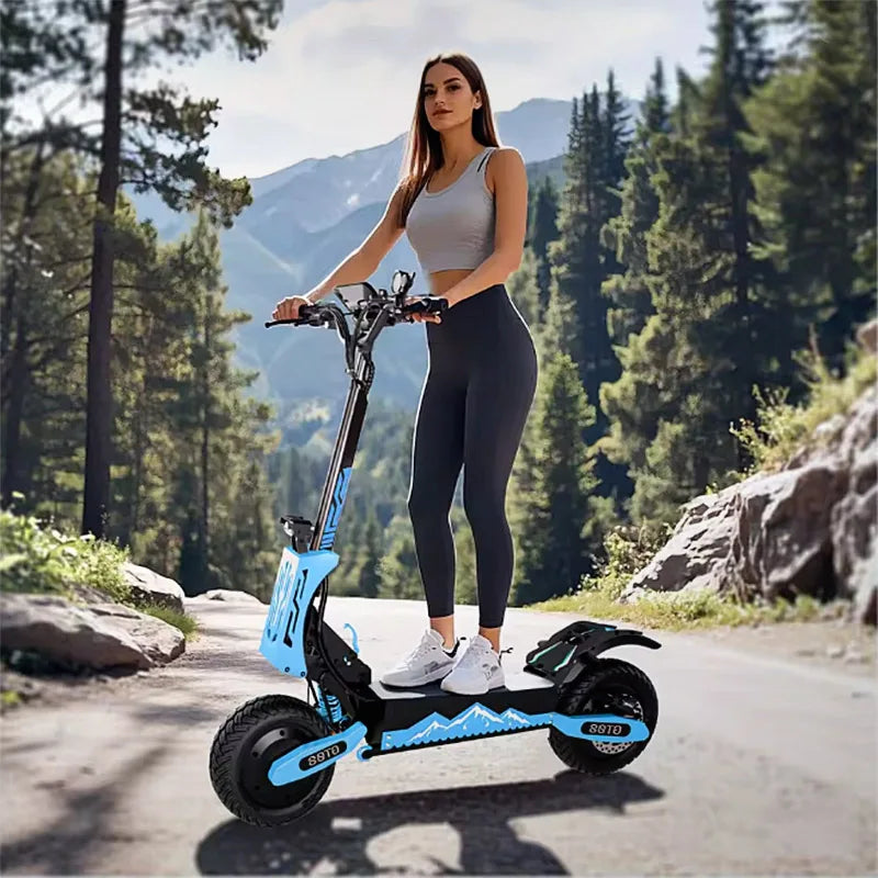 Arwibon 5600W Dual Motor Electric Scooter Top Speed 46MPH