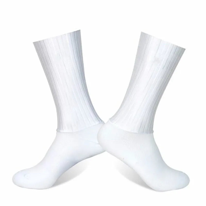 Aero Anti Slip Silicone Summer Cycling Socks For Men