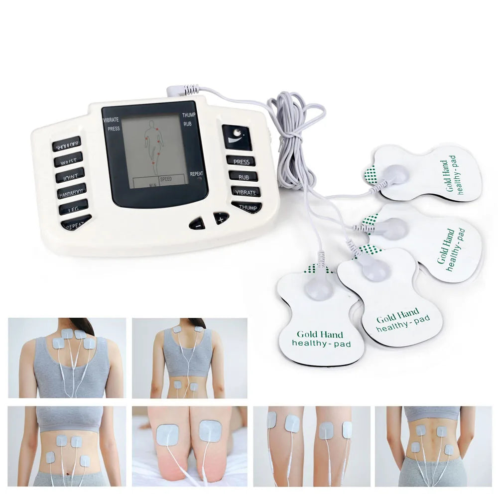 Professional EMS Tens Muscle Stimulator Body Massager Microcurrents Low Frequency