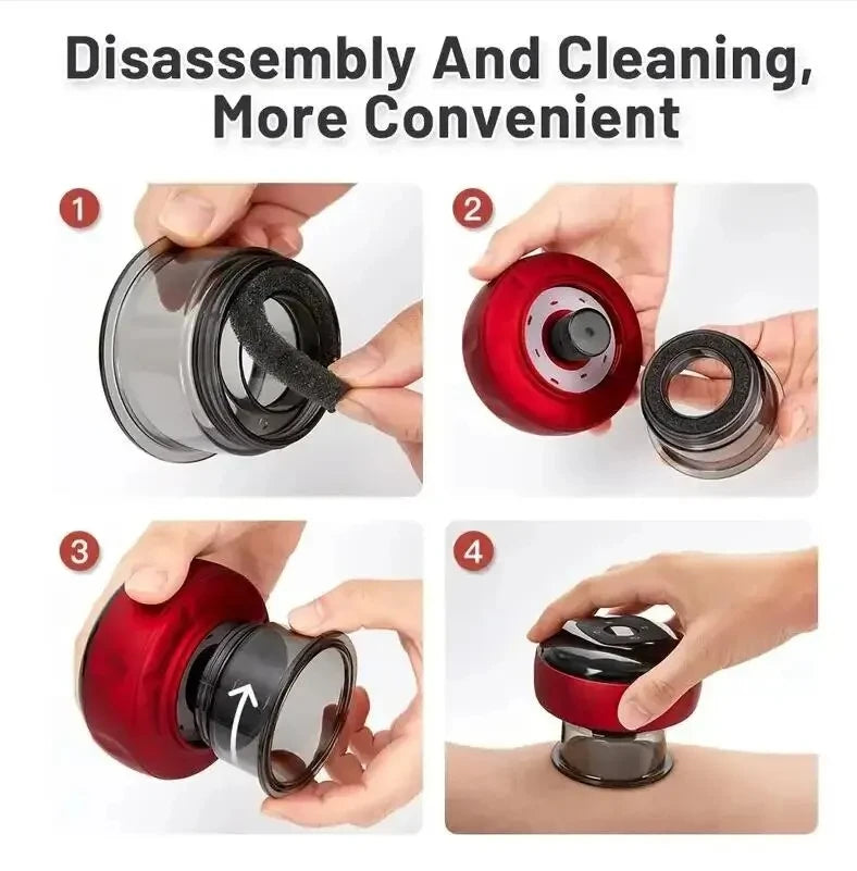 Homefish Heating Intelligent Vacuum Cupping Massager