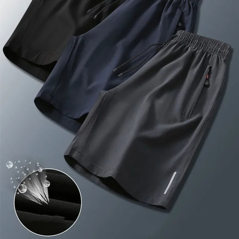 Summer Men Running Shorts Quick Dry Breathable Gym Shorts