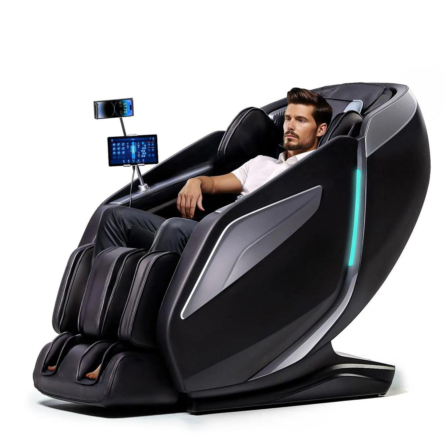 4D Massage Chair Full Body Zero Gravity Recliner App Control