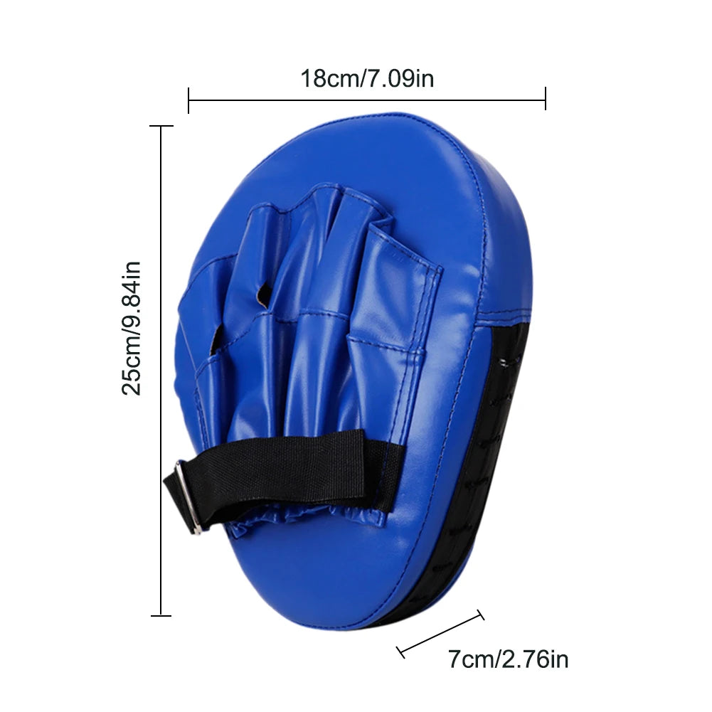 PU Leather Curved Boxing Hand Target For Martial Arts Training
