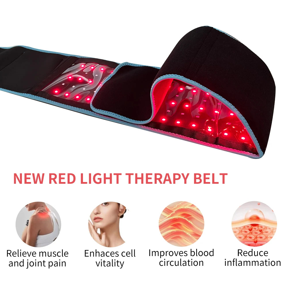 Near Infrared Light Therapy Wrap 660nm 850nm For Body Relaxation
